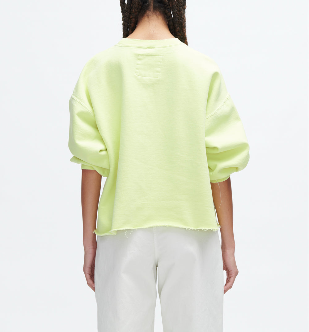 Fond Sweatshirt - Fluo Green - Frontiers Woman