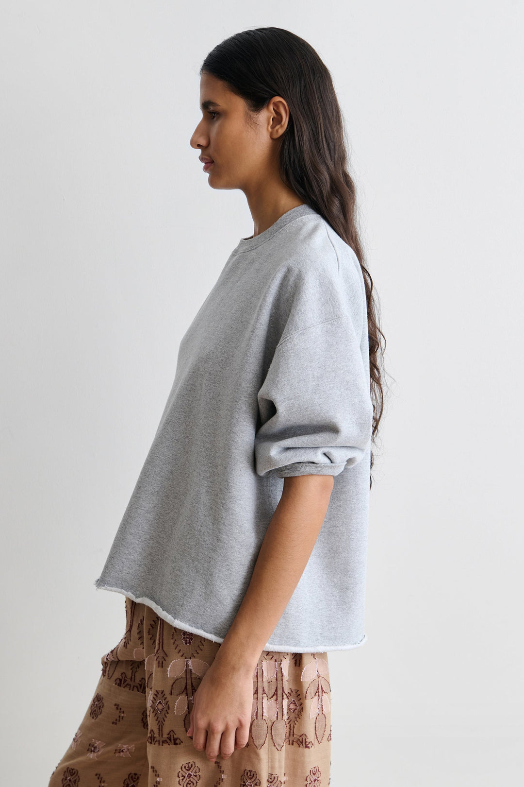 Fond Sweatshirt - Melange Grey