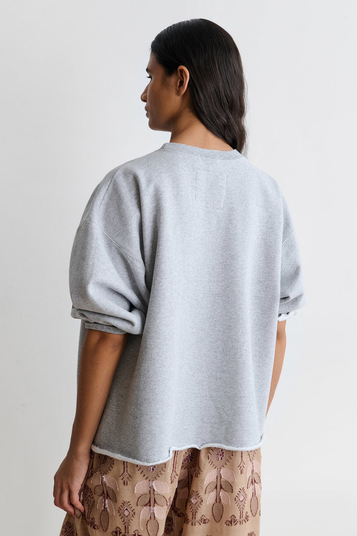 Fond Sweatshirt - Melange Grey
