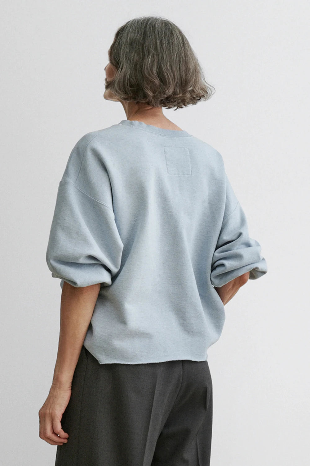 Fond Sweatshirt - Blue Melange