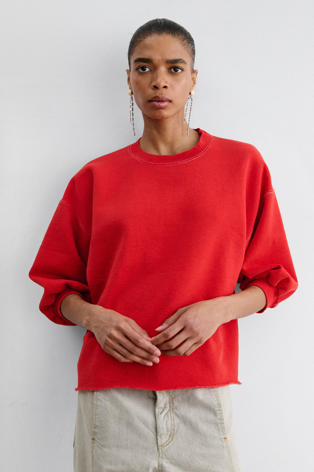 Fond Sweatshirt - Cherry Melange