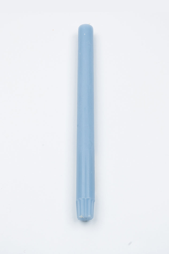 Sky Blue Taper Candle - 12hr Burn