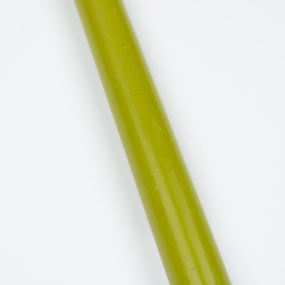 Leaf Green Taper Candle - 12hr Burn