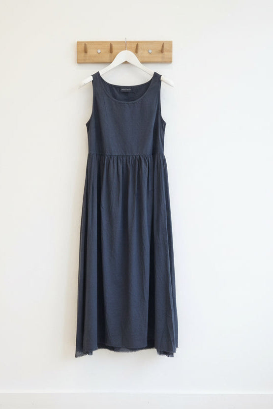 Sleeveless Midi Dress - Black - Frontiers Woman