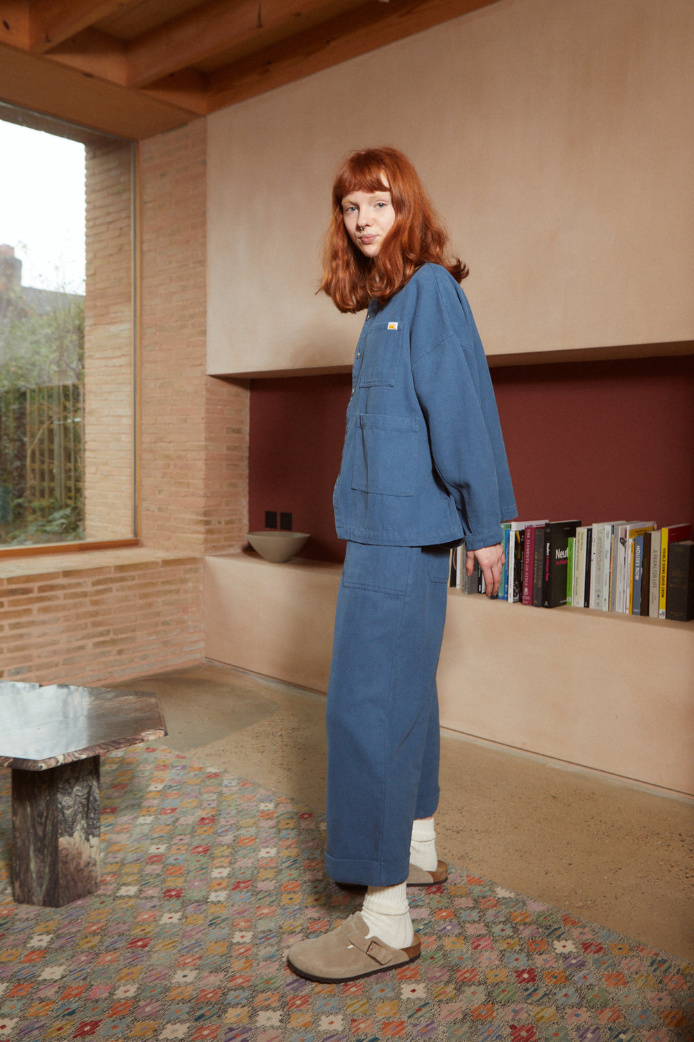 Oversized Chore Coat - Marine
