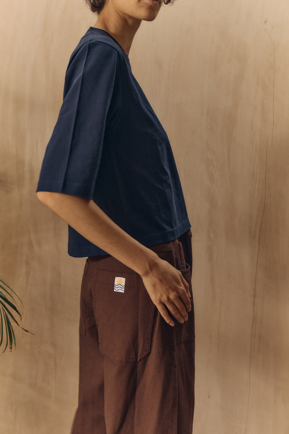 Boxy Tee - Navy