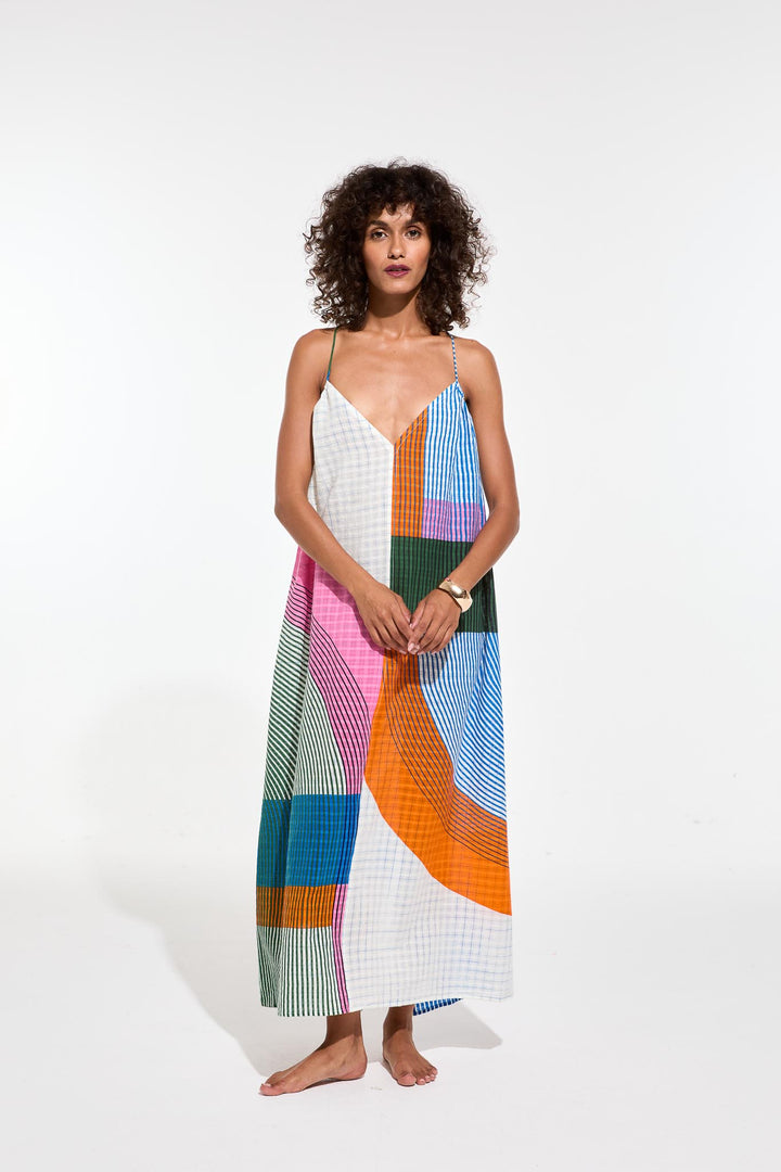 Miami Ettore Dress - Multicolour - Frontiers Woman