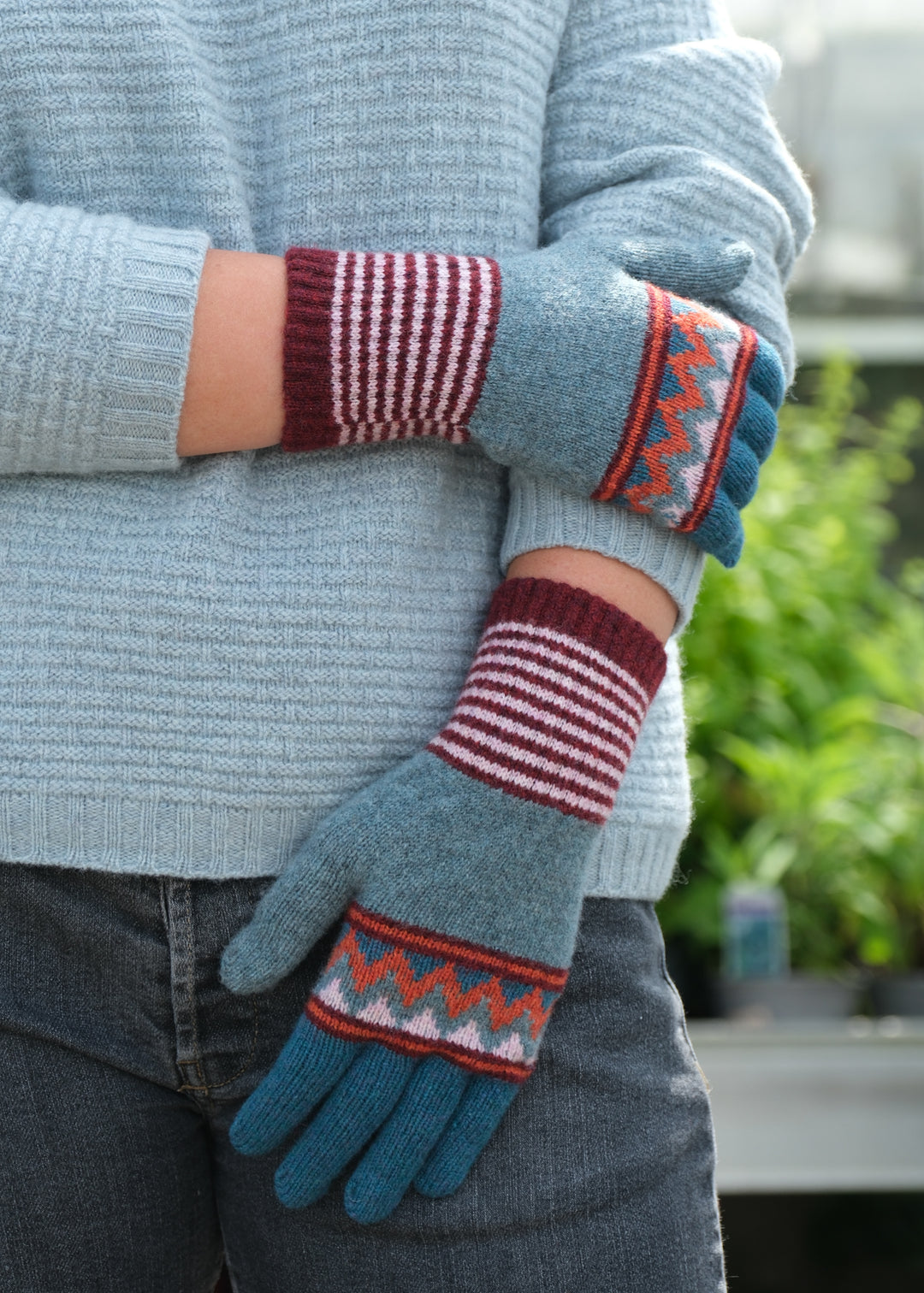 Wave Gloves - Teal/Aqua