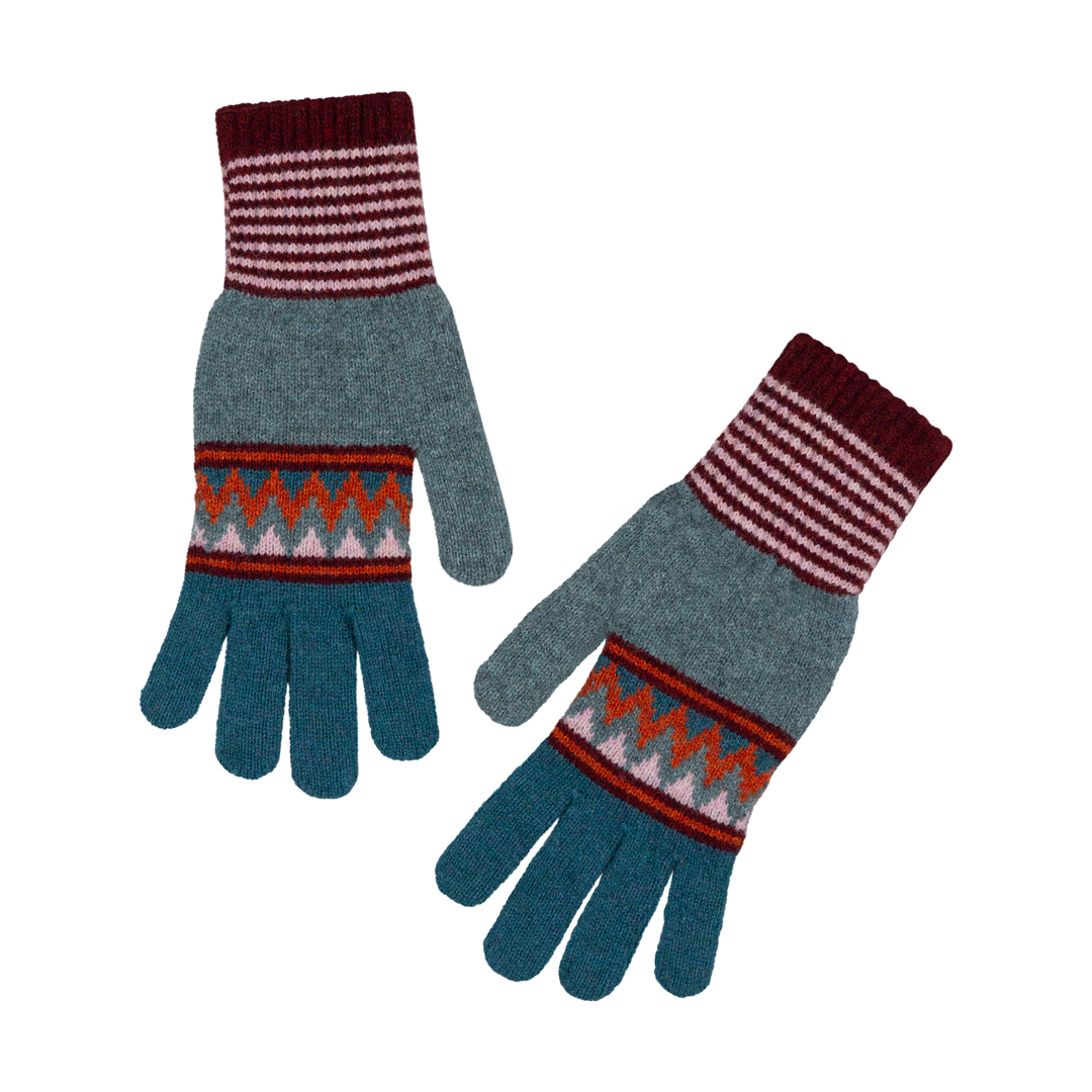 Wave Gloves - Teal/Aqua