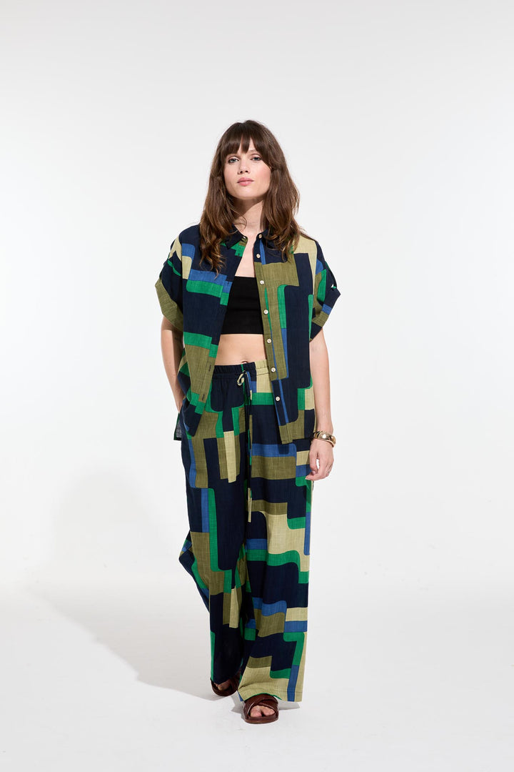 Max Arum Pants - Green - Frontiers Woman