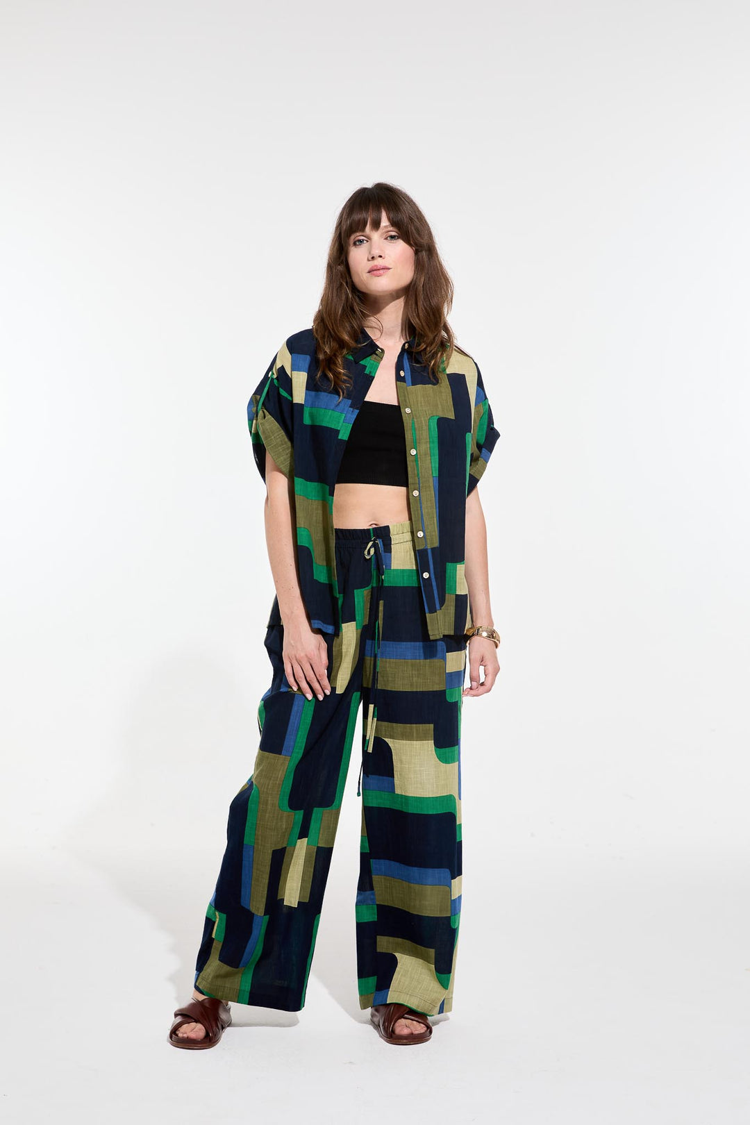 Max Arum Pants - Green - Frontiers Woman