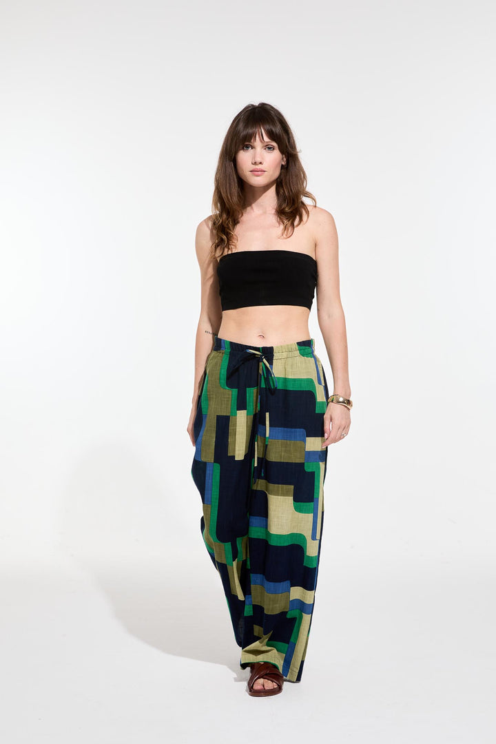 Max Arum Pants - Green - Frontiers Woman