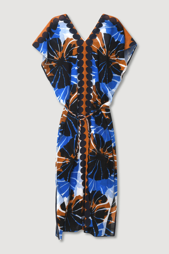Hydra Pavot Dress - Blue - Frontiers Woman