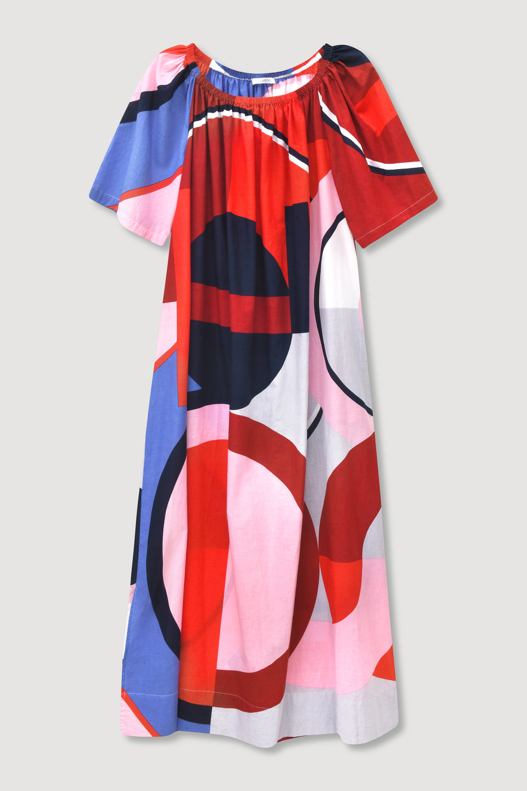 Palao Madone Dress - Red/Blue - Frontiers Woman
