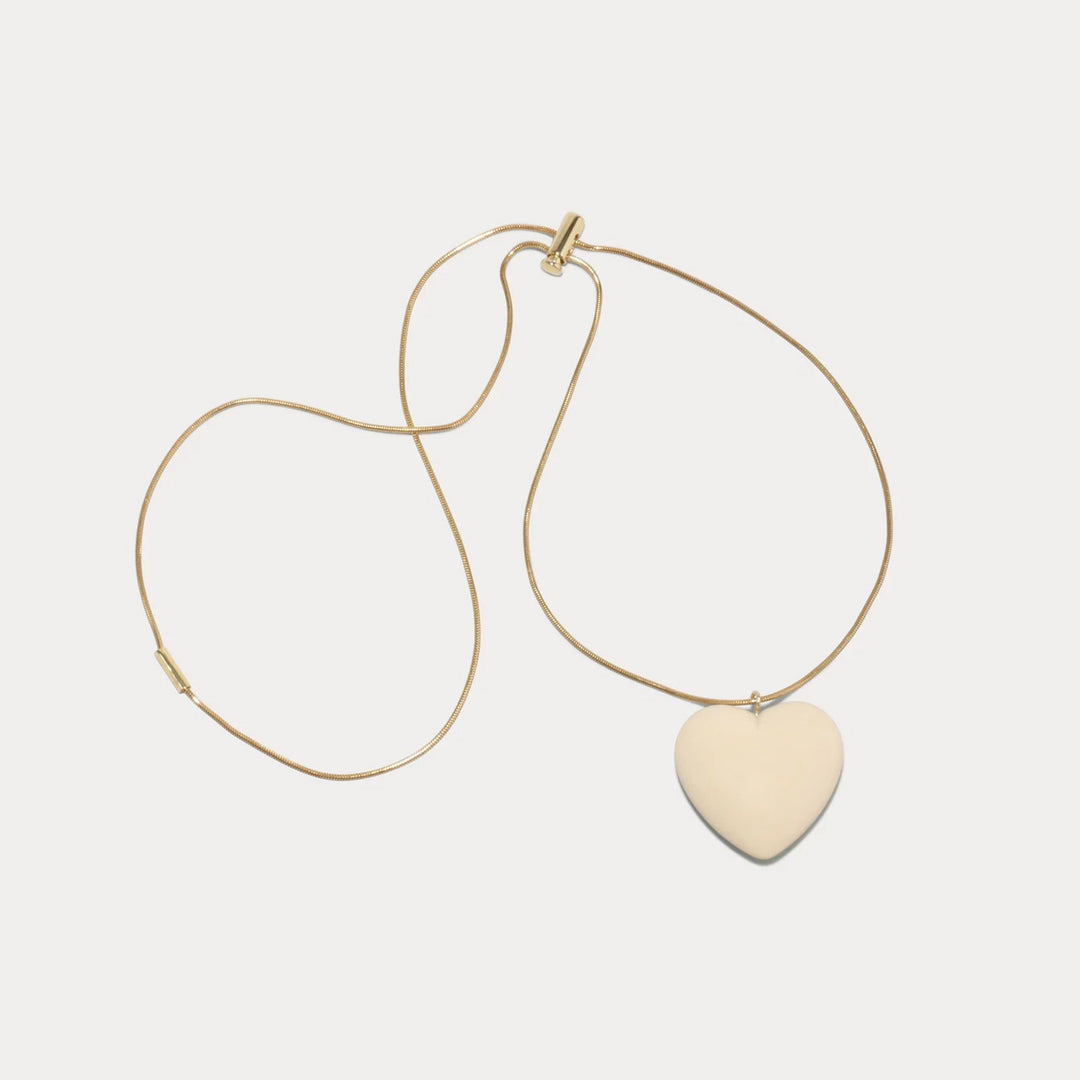 Large Love Necklace - Bone - Frontiers Woman