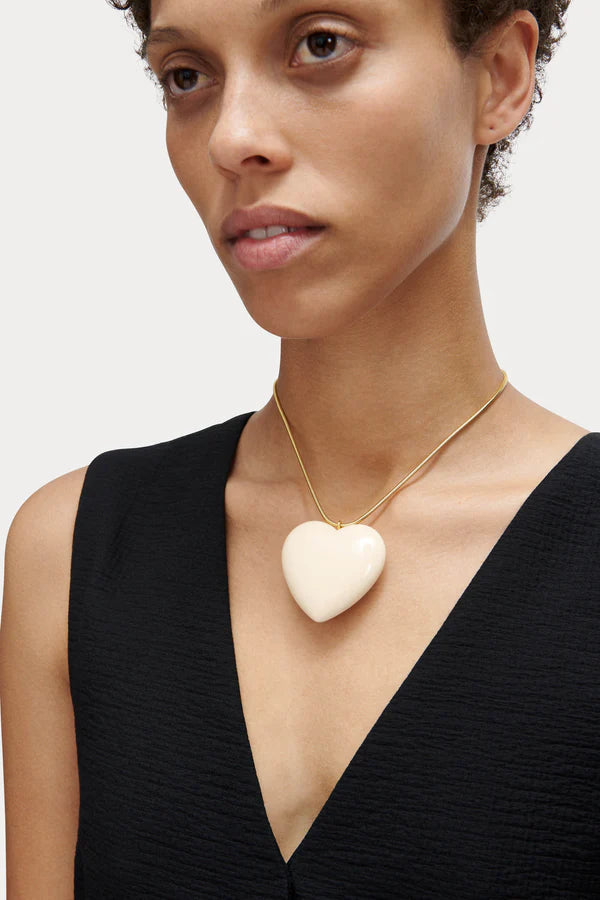 Large Love Necklace - Bone - Frontiers Woman