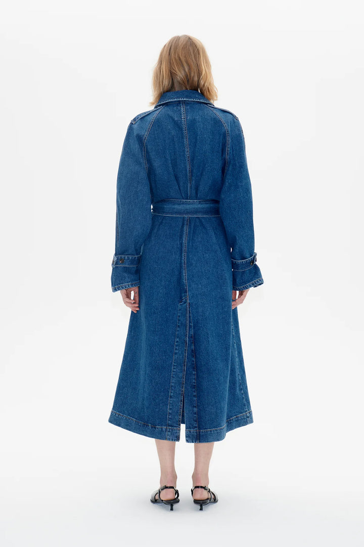 Delilah Coat - Classic Blue Denim