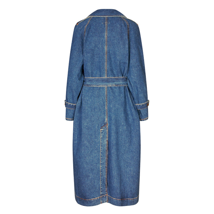 Delilah Coat - Classic Blue Denim