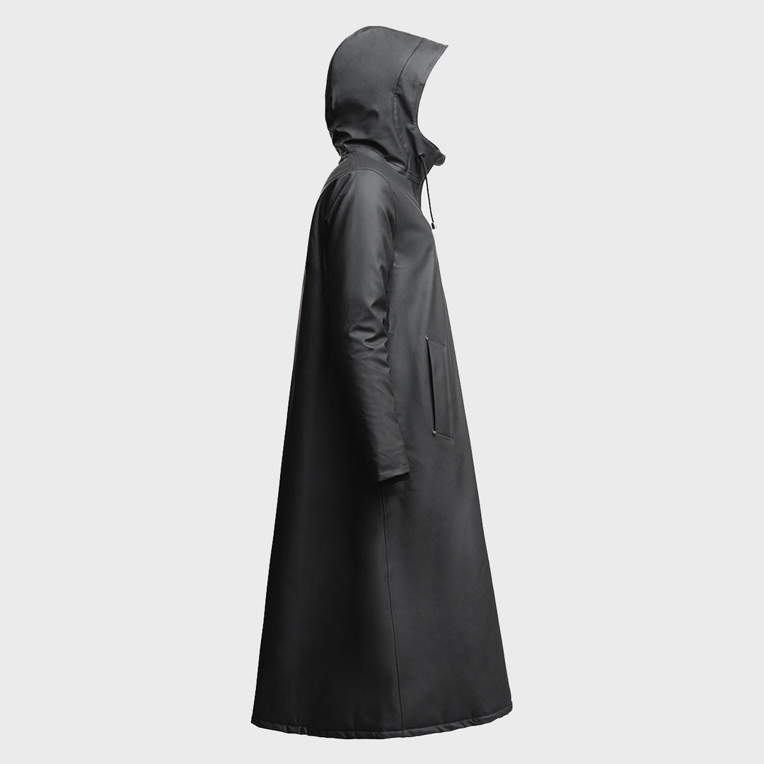Mosebacke Long Winter Raincoat - Black