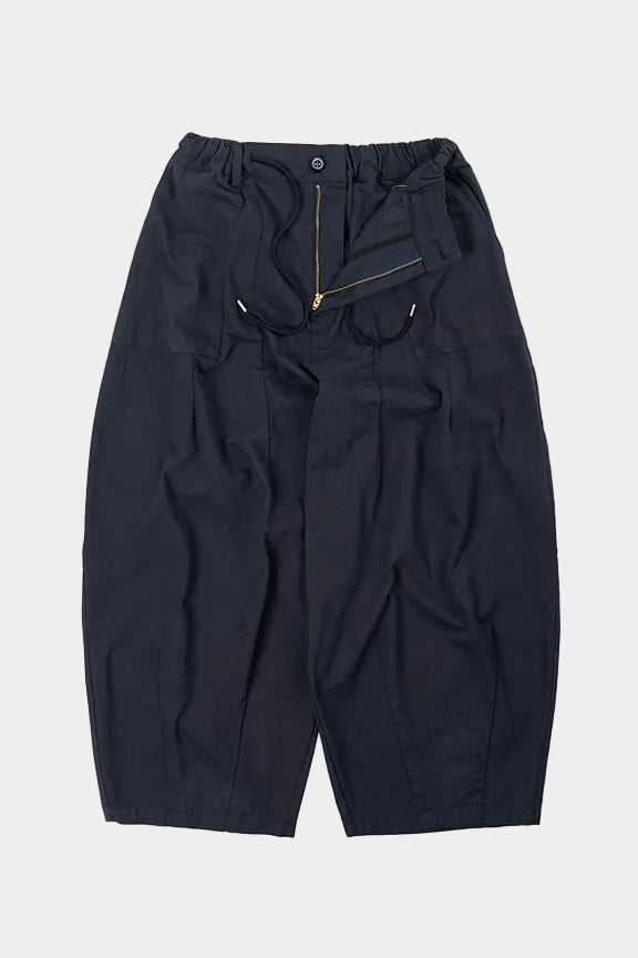 Twill Balloon Pants - Navy - Frontiers Woman