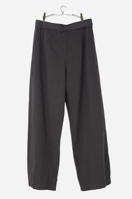 Wide Trousers - Dark Brown