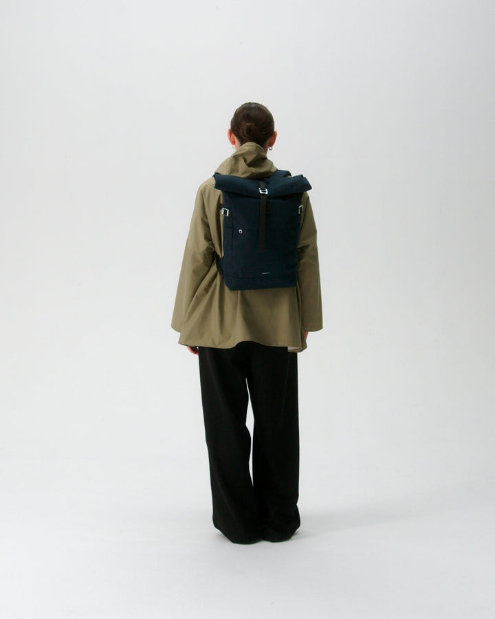 Icon Rolltop Backpack - Navy - Frontiers Woman