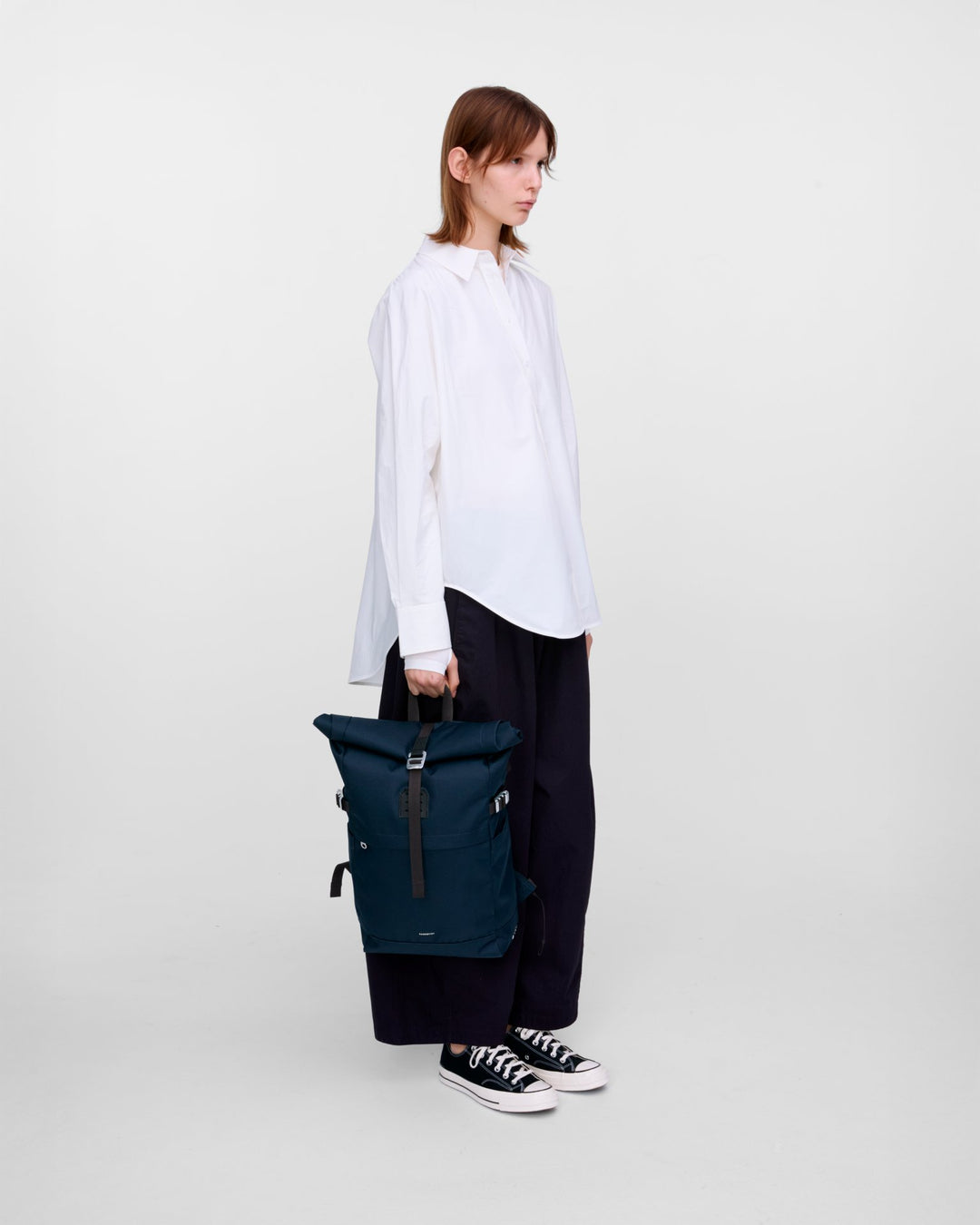 Icon Rolltop Backpack - Navy - Frontiers Woman