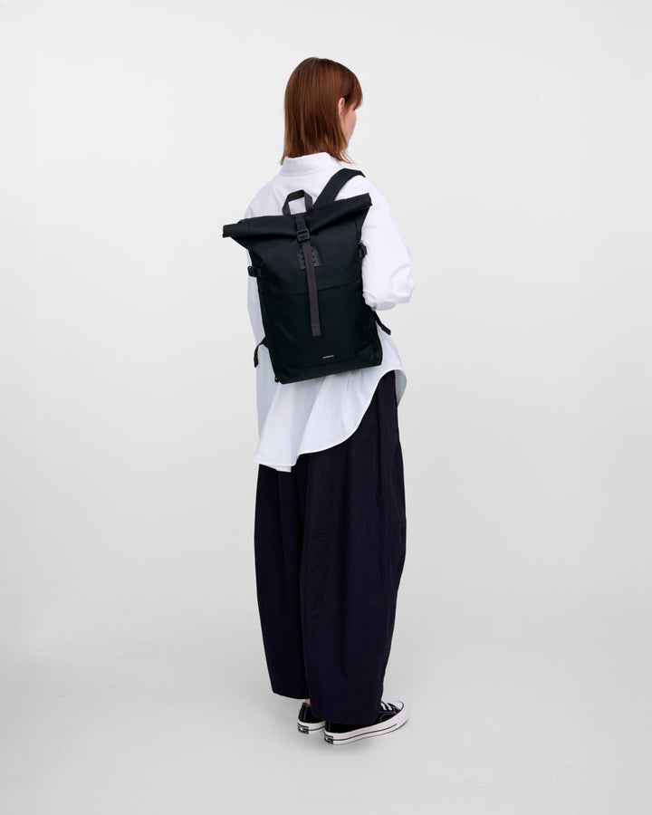 Icon Rolltop Backpack - Black - Frontiers Woman