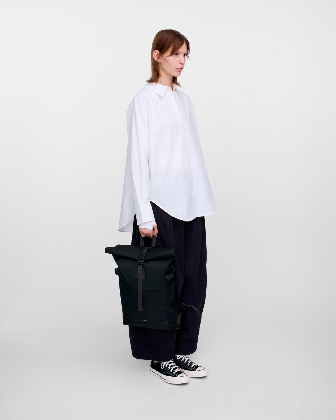 Icon Rolltop Backpack - Black - Frontiers Woman