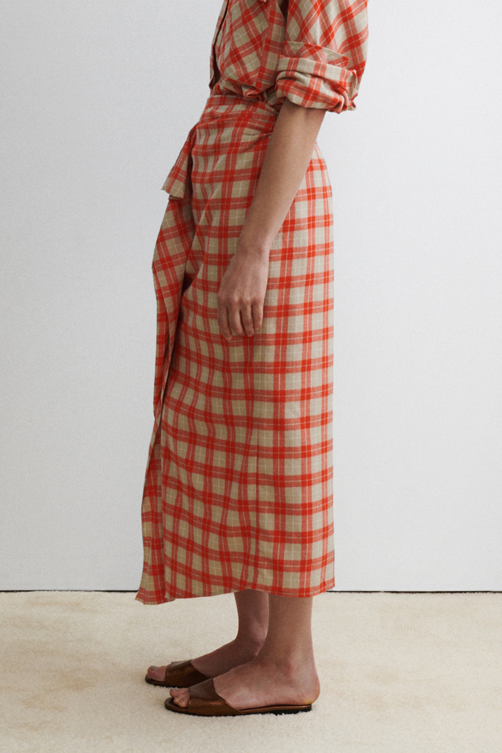 Nesom Skirt - Ponte Flannel