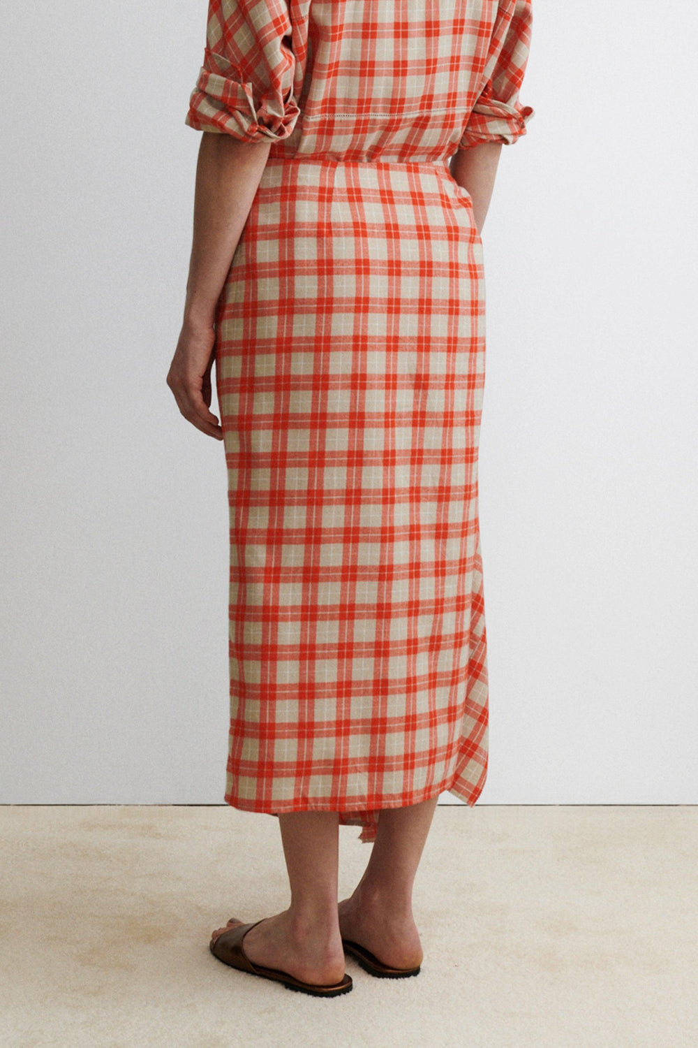 Nesom Skirt - Ponte Flannel