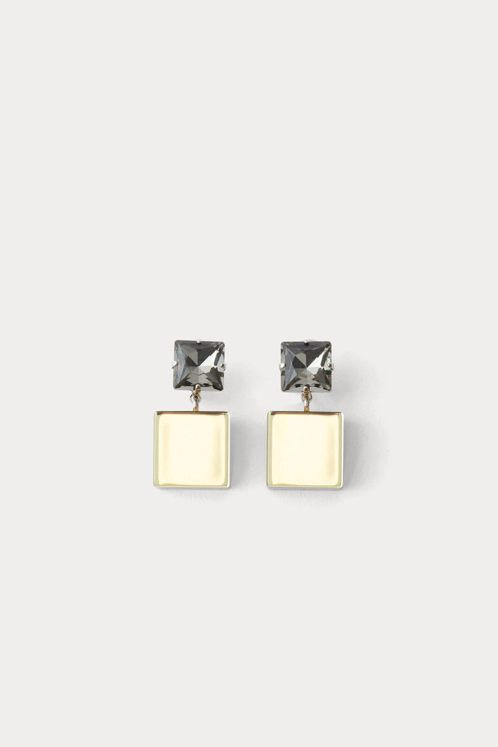 Halstead Gem Earrings - Citron
