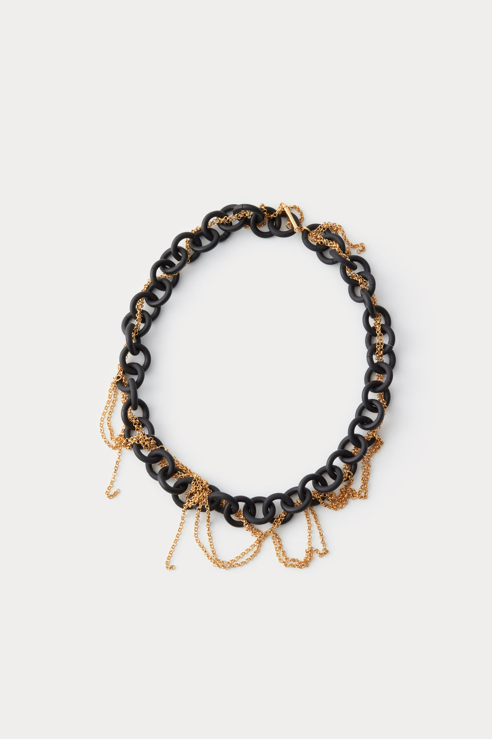 Finch Mesh Necklace -Black