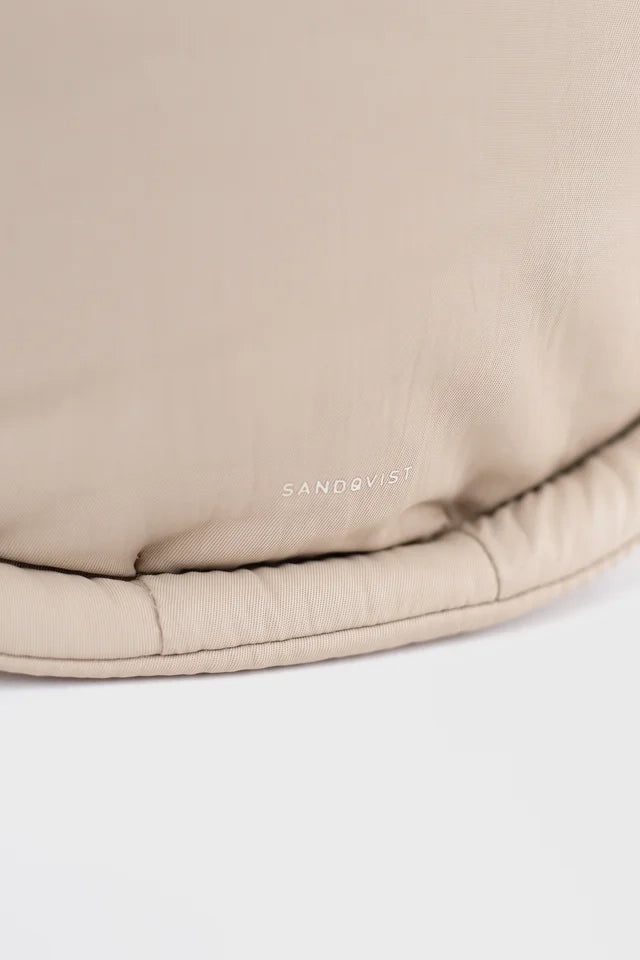 Curve Half Moon Mini Bag - Beige