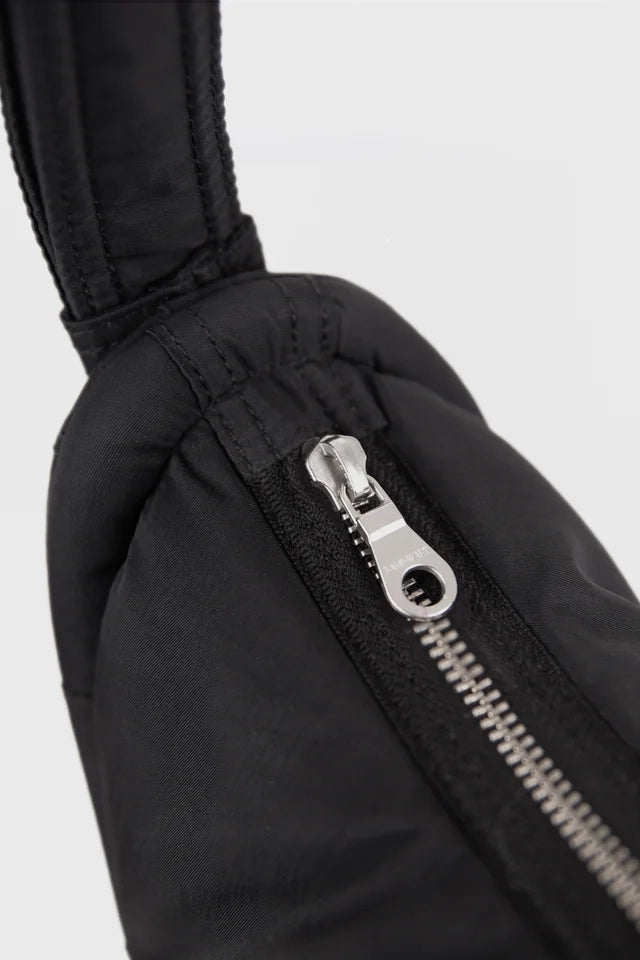 Curve Half Moon Mini Bag - Black