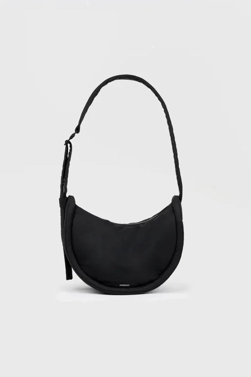 Curve Half Moon Mini Bag - Black