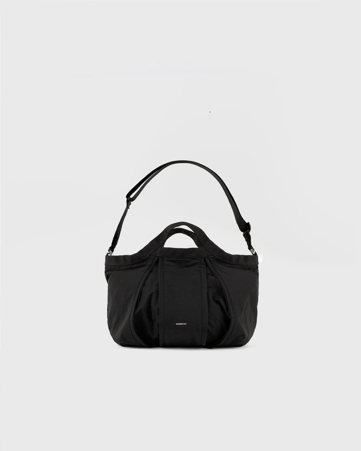 Grid Expandable crossbody Bag - Black - Frontiers Woman