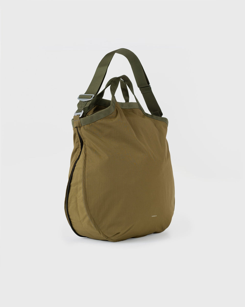 Grid Expandable Tote Bag - Olive - Frontiers Woman
