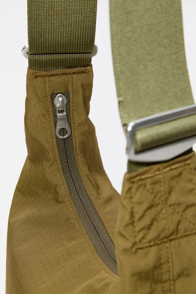 Grid Shoulder Mini Bag - Olive