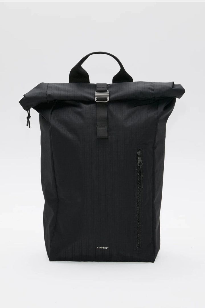 Grid Rolltop Backpack 16" - Black