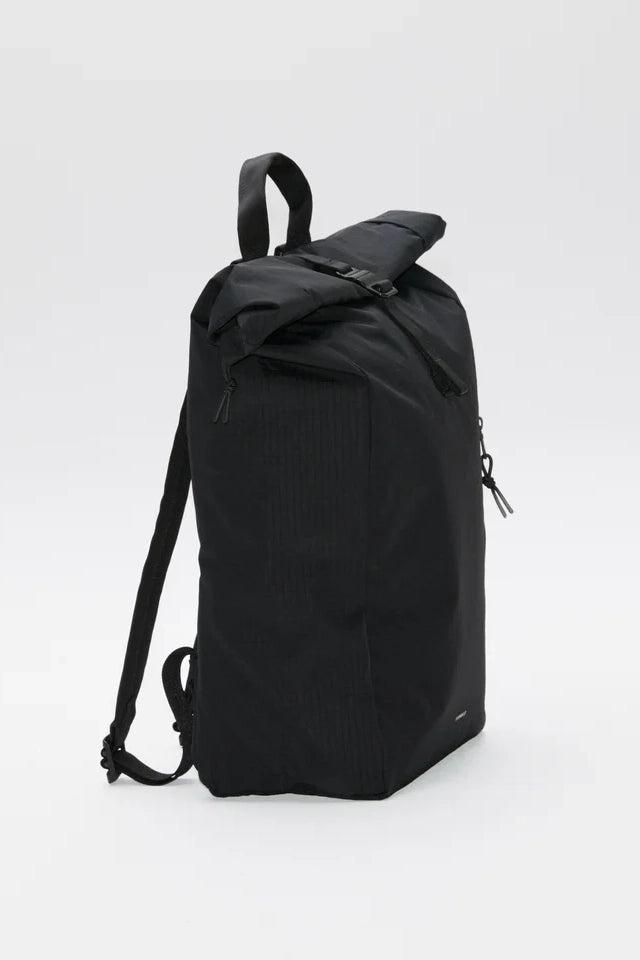 Grid Rolltop Backpack 16" - Black