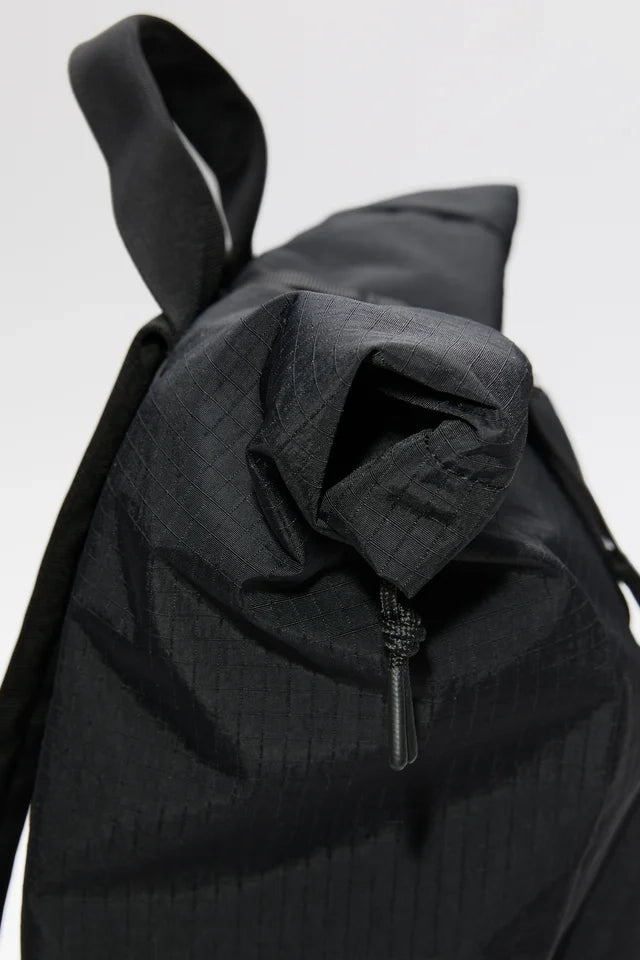 Grid Rolltop Backpack 16" - Black