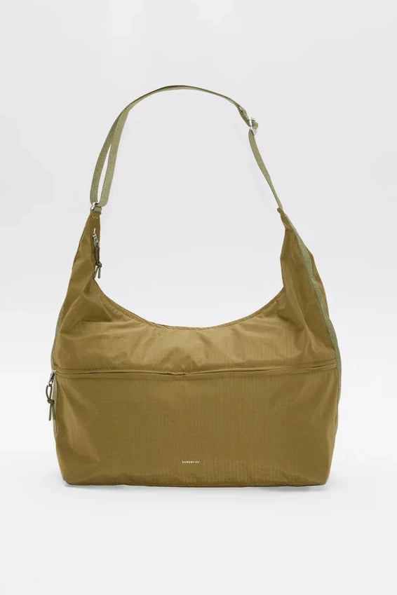 Grid Shoulder Bag - Olive