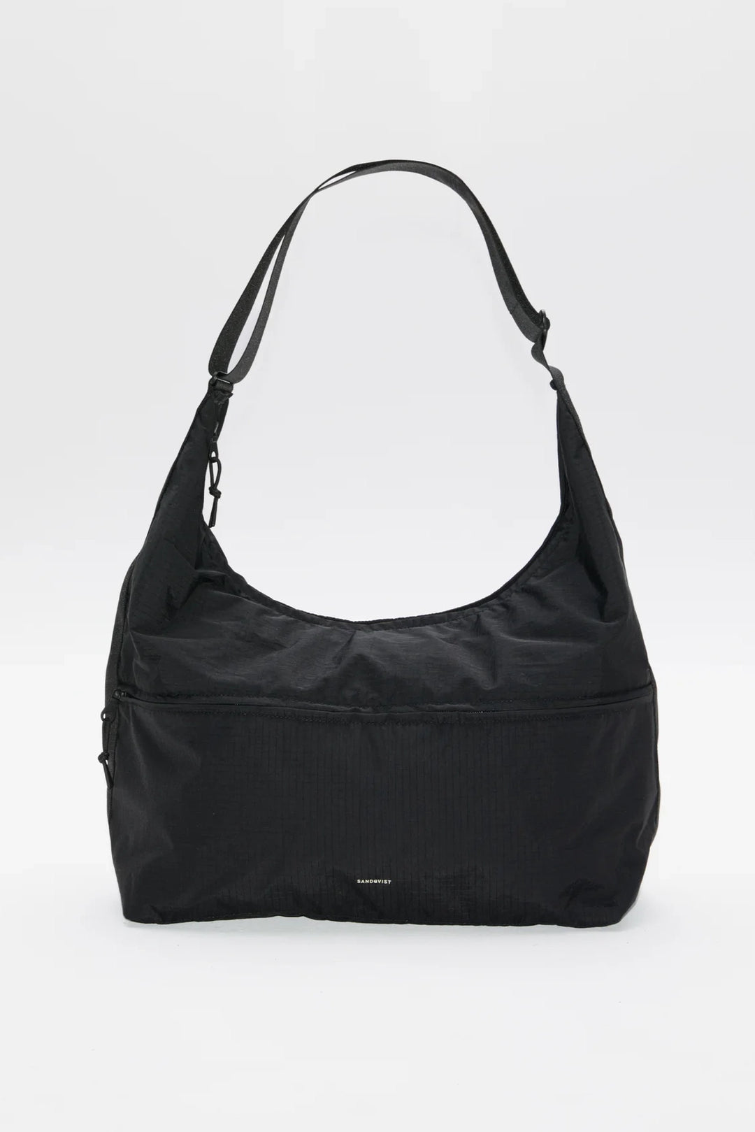 Grid Shoulder Bag - Black
