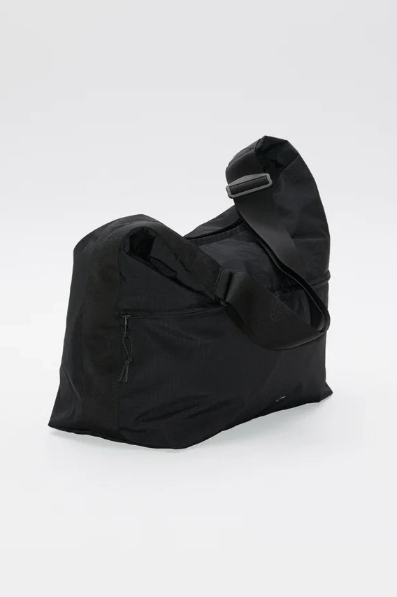 Grid Shoulder Bag - Black