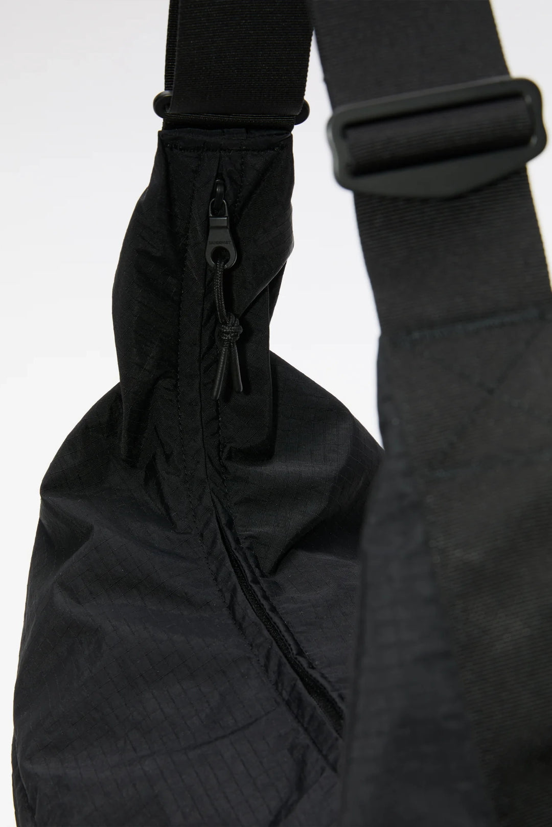 Grid Shoulder Bag - Black