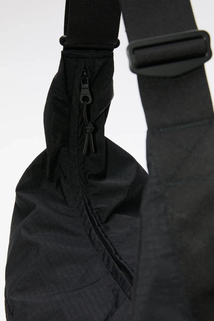 Grid Shoulder Bag - Black