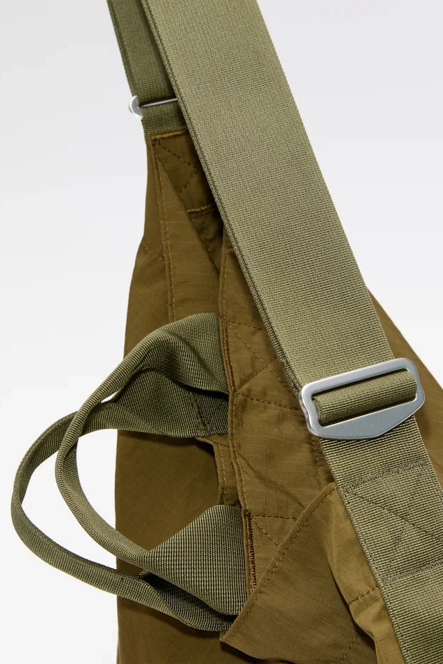 Grid Shopper Bag - Olive