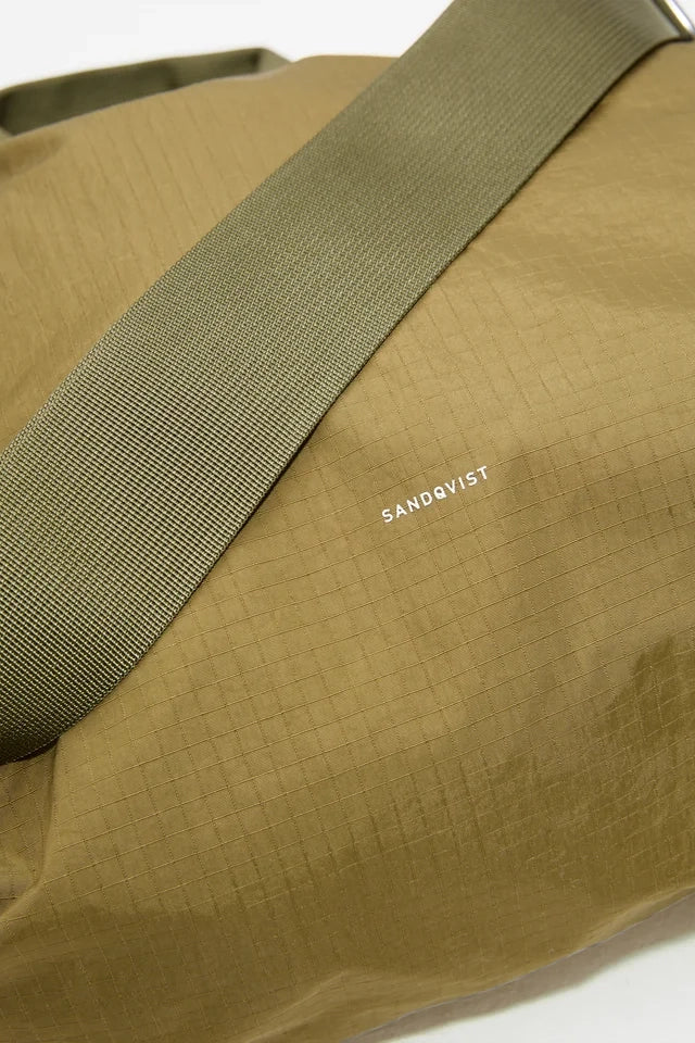 Grid Shopper Bag - Olive