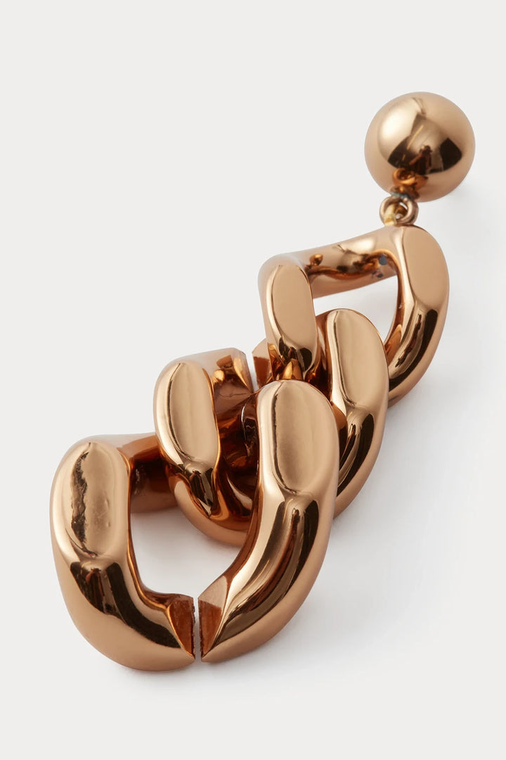 Grad Earrings - Old Gold Plated Acrylic